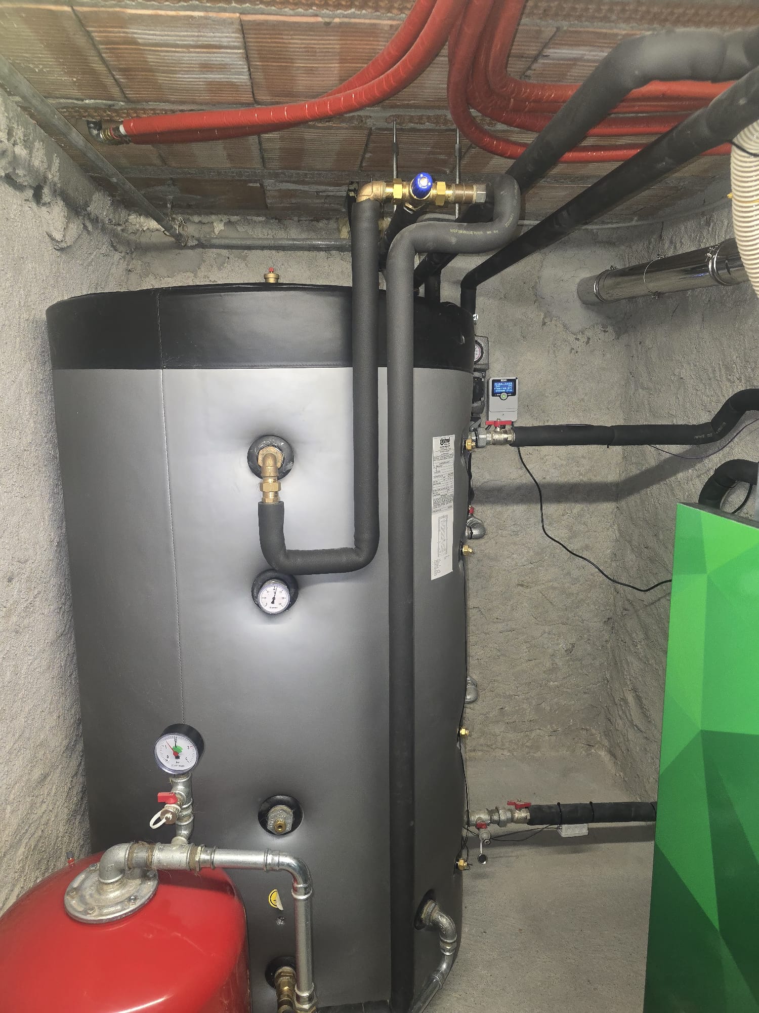 Da elettrico a pellet a San Vittore, fase 1