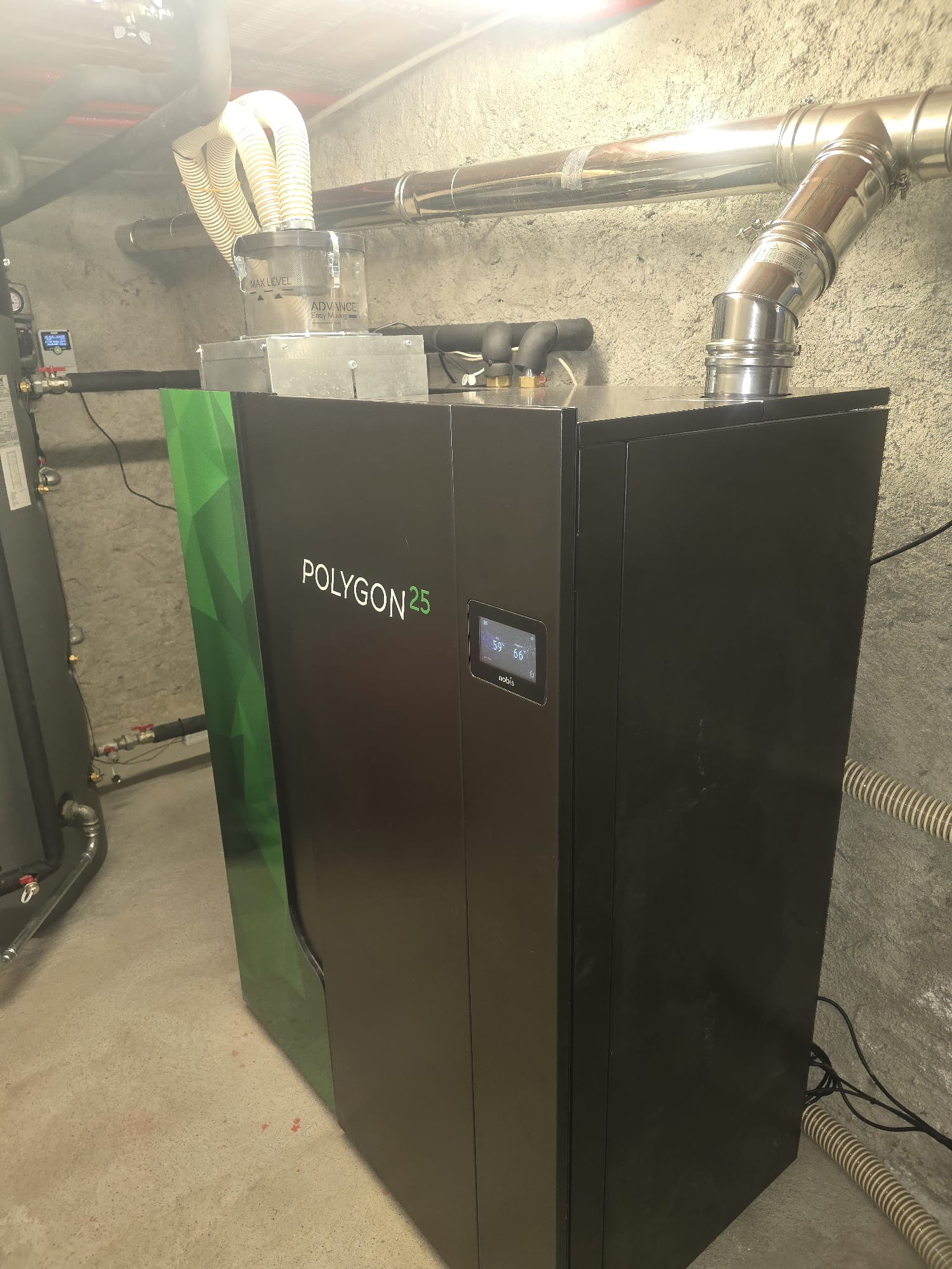 Da elettrico a pellet a San Vittore, fase 3